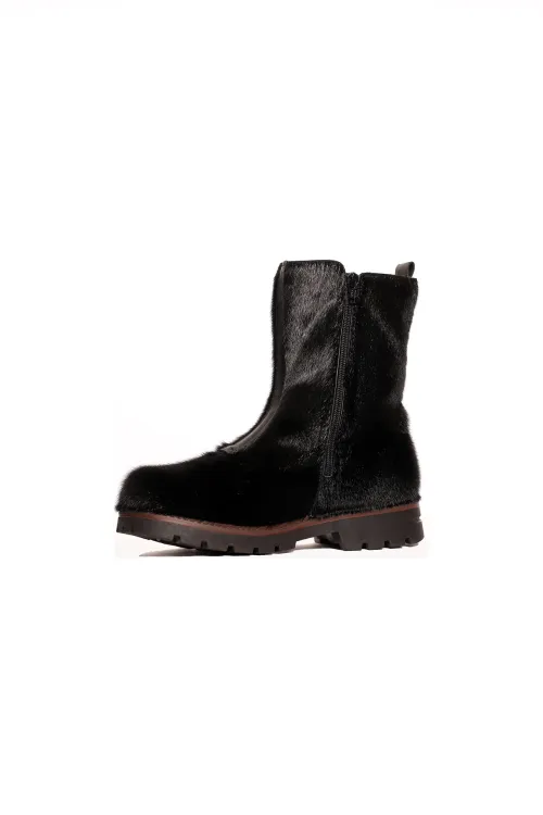 Felix boots - Black Seal fur |  | BILODEAU Canada