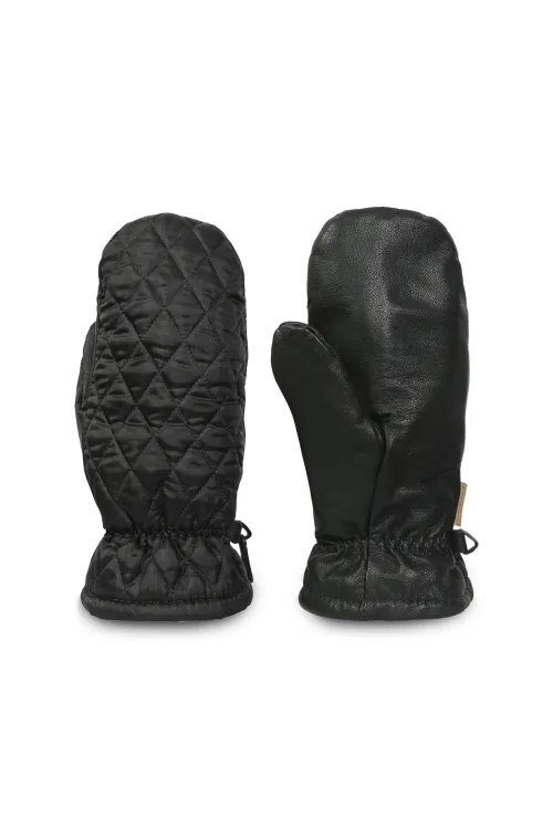 Mitaines en nylon matelassé - De ville | Mitaines en fourrure - Urbain | BILODEAU Canada