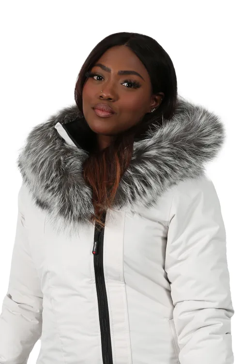 V fur trim Silver Fox | Fur trims | BILODEAU Canada