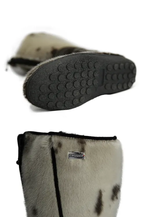 Natual seal fur boots Kiona - Calf 18" |  | BILODEAU Canada