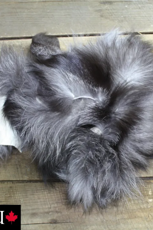 Silver Fox scraps | Fur scraps | BILODEAU Canada