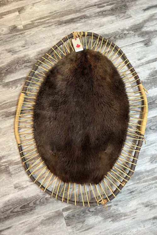 Beaver skin on a hoop | Decorative accessories | BILODEAU Canada