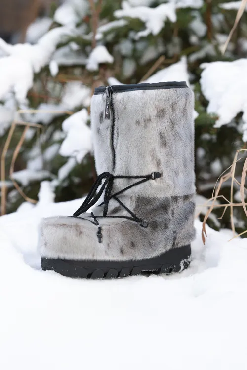 Bottes en fourrure de Loup Marin naturel - Blizzard | Bottes d'hiver - Bottes de plein air | BILODEAU Canada