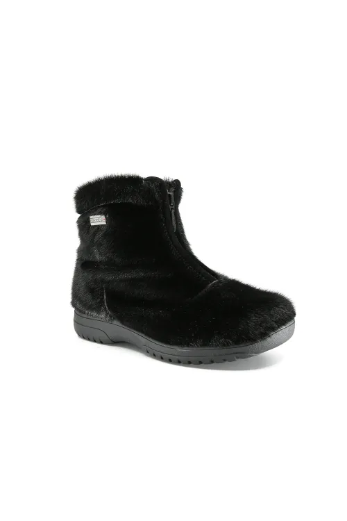 Black Seal fur boots - Akiwe | Winter boots - Urban boots | BILODEAU Canada