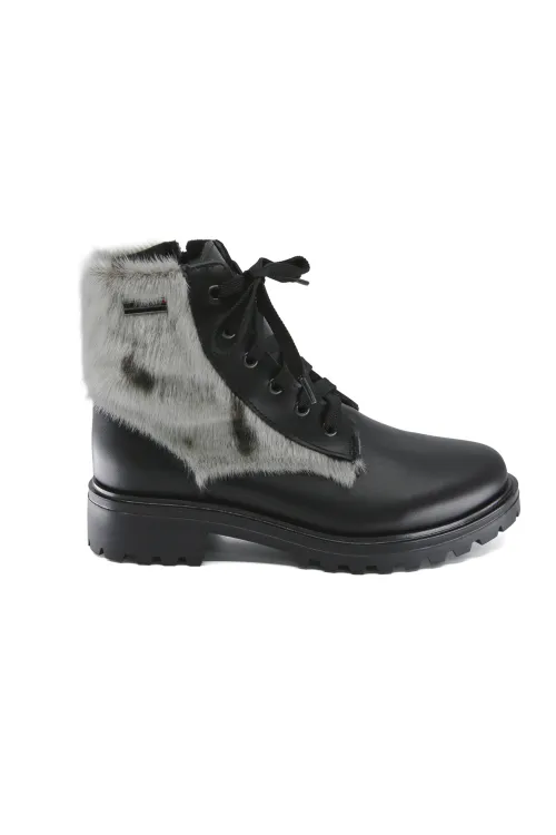 *New* - Natural Seal fur boots - Ingrid | Winter boots - Urban boots | BILODEAU Canada