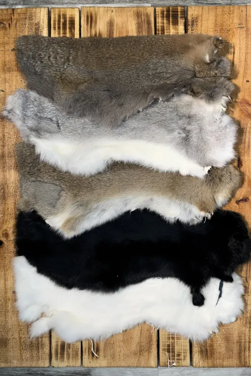 RABBIT FUR PELTS | Dressed skins | BILODEAU Canada