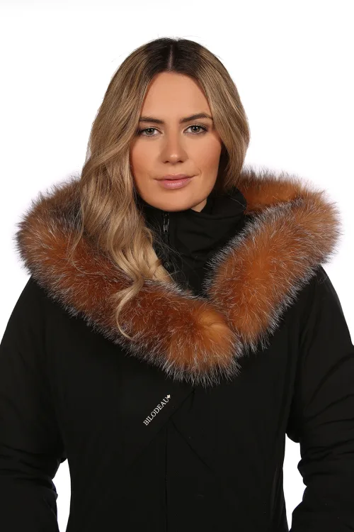 V fur trim Crystal Fox | Fur trims | BILODEAU Canada