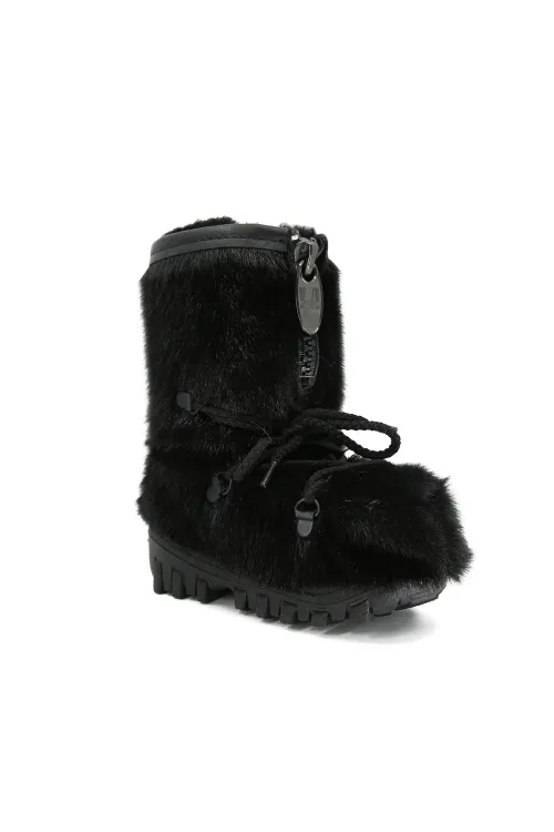 Bottes en fourrure bébé Loup Marin noir - Blizzard | Bébé | BILODEAU Canada