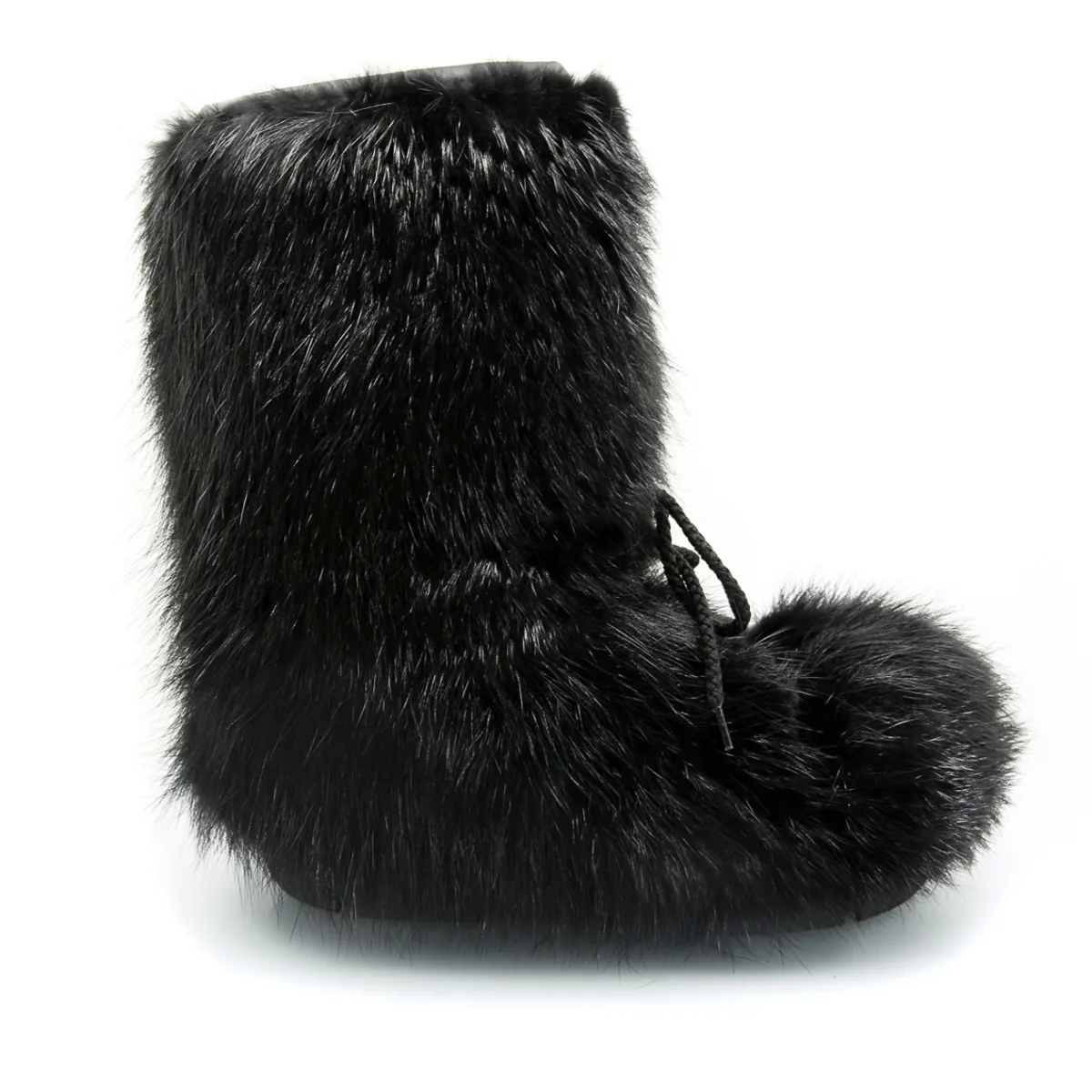 Bottes De Pluie Et Neige Enfants Unisexes – Doublure Fourrure Chaude – Nylon Étanché – Semelle Antidérapante