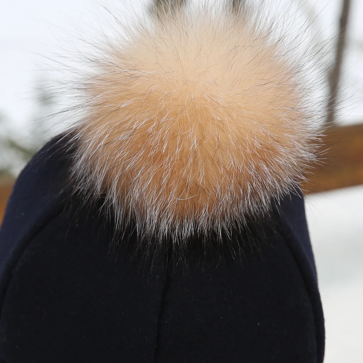 Tuque en lainage bleu Lifestyle 3