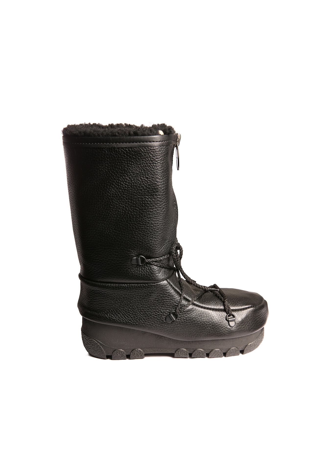 Bottes en cuir noir Ayse en vente B2B pour votre magasin