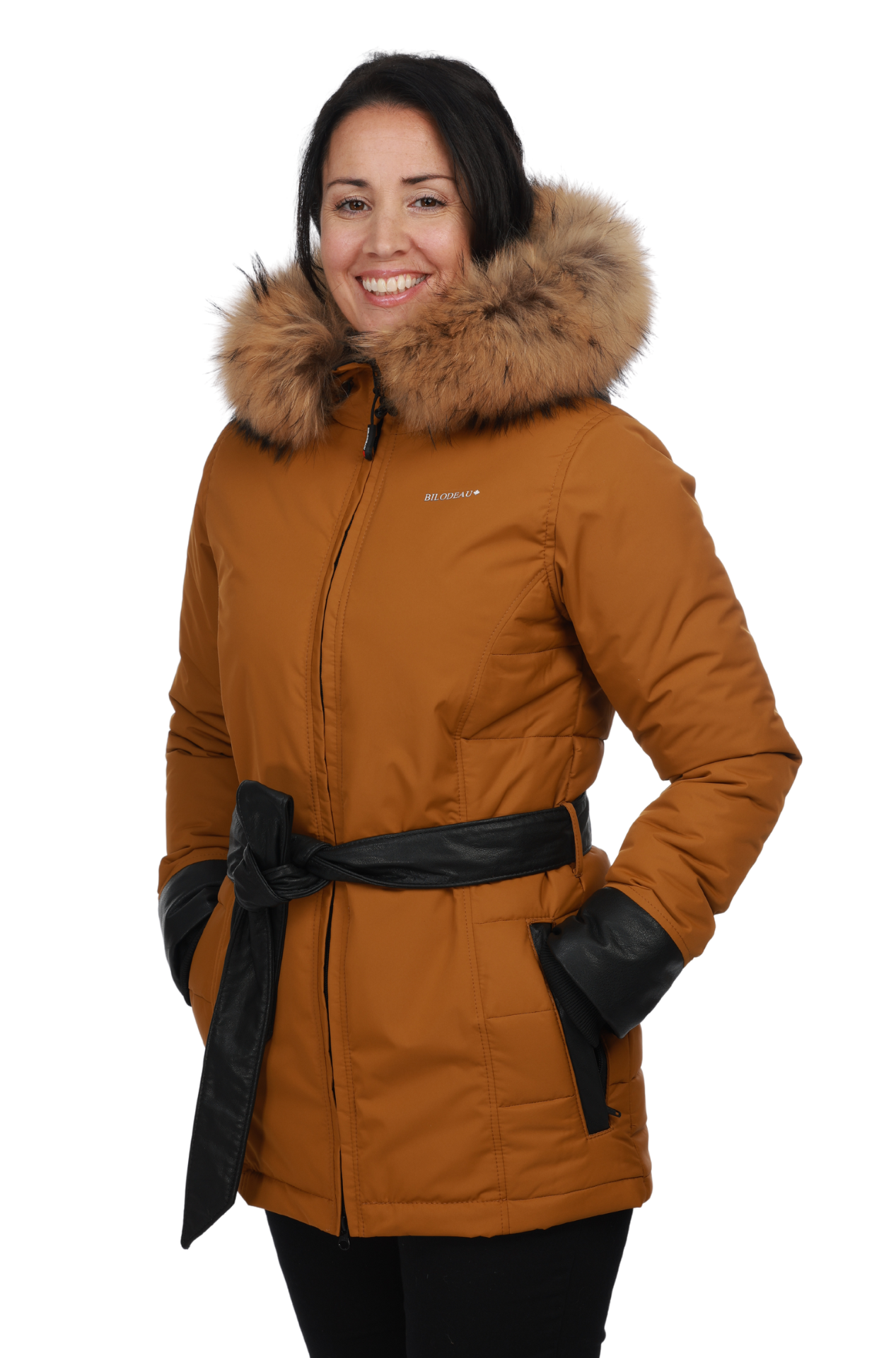 Manteau D'hiver Long Pour Femme - Parka Chaud Avec Col En Fourrure Et Doublure Polaire, Style Décontracté Et Confortable