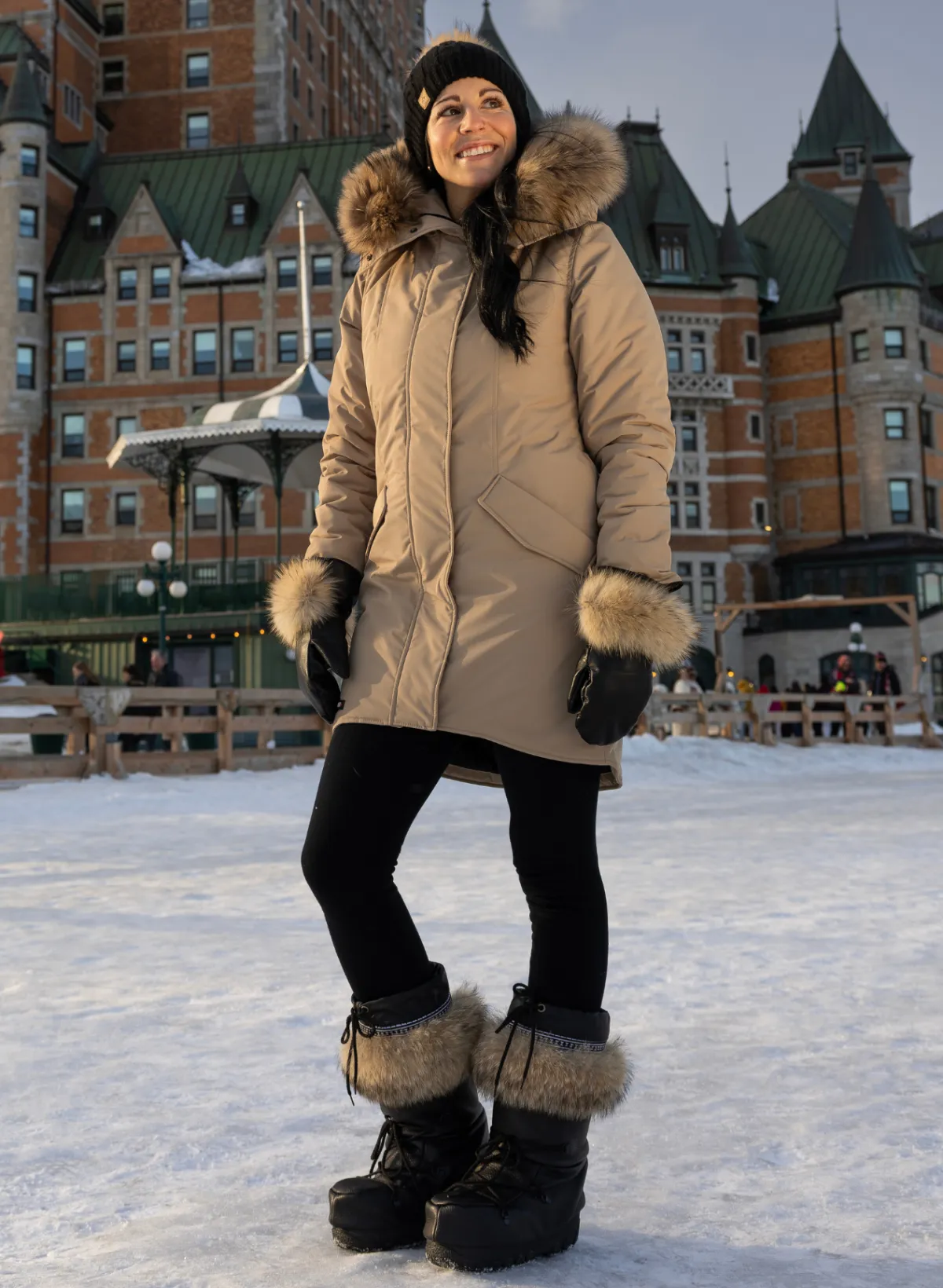 La tenue de la journée : Manteau Nady & Bottes Mukluk