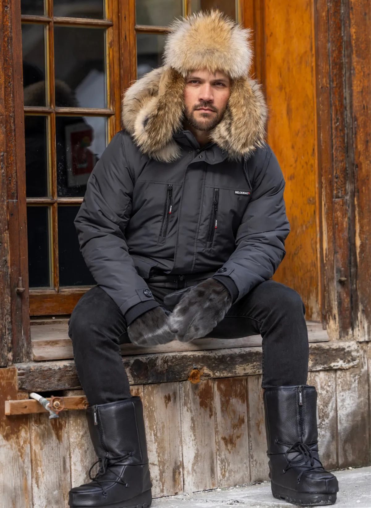 The outfit of the day : Albert coat & Coyote aviator hat